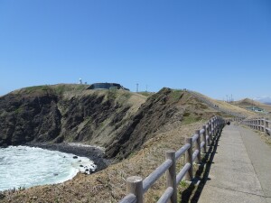 ３日目　岬側からの灯台撮影